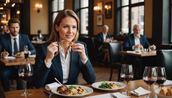 Les erreurs à éviter lors d'un repas d'affaires au restaurant