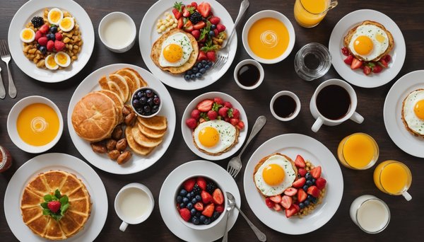 Les différentes cultures du petit déjeuner de luxe